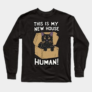 Cat in box Long Sleeve T-Shirt